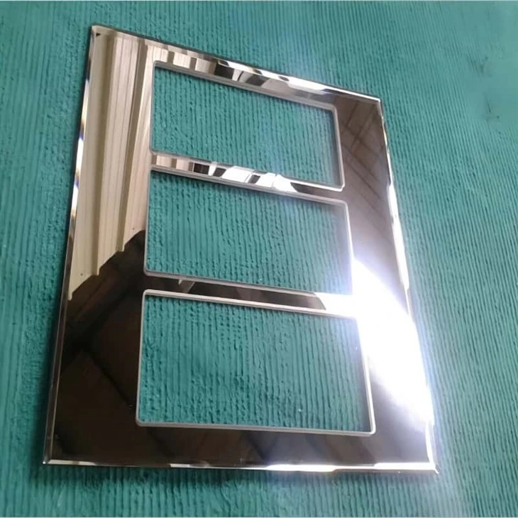 Gwydr Panel Switsh Bevel Edge